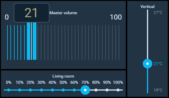 Slider widget